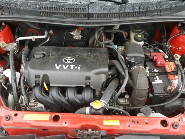 JTKKT624150099009 - 2005 TOYOTA SCION XA RED photo 7