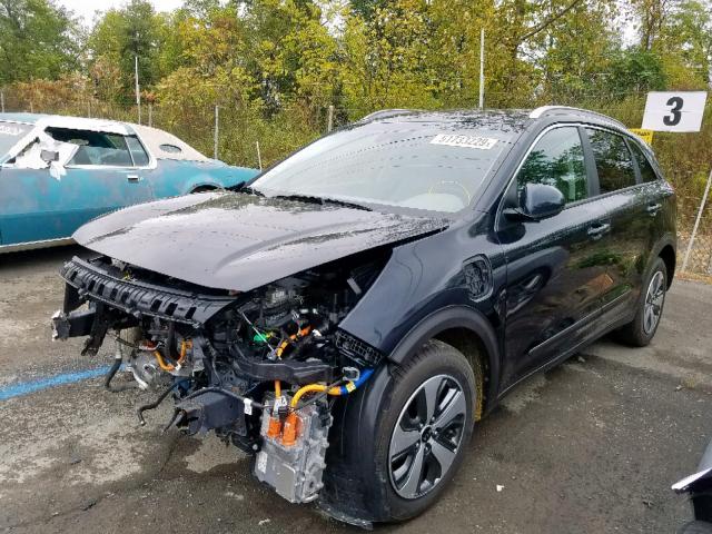 KNDCM3LD7K5236197 - 2019 KIA NIRO LX BLUE photo 2