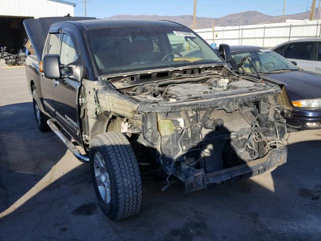 1N6BA07B17N233635 - 2007 NISSAN TITAN XE BLACK photo 1