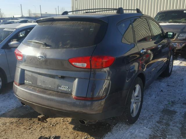 4S4WX85D574404023 - 2007 SUBARU B9 TRIBECA GRAY photo 4