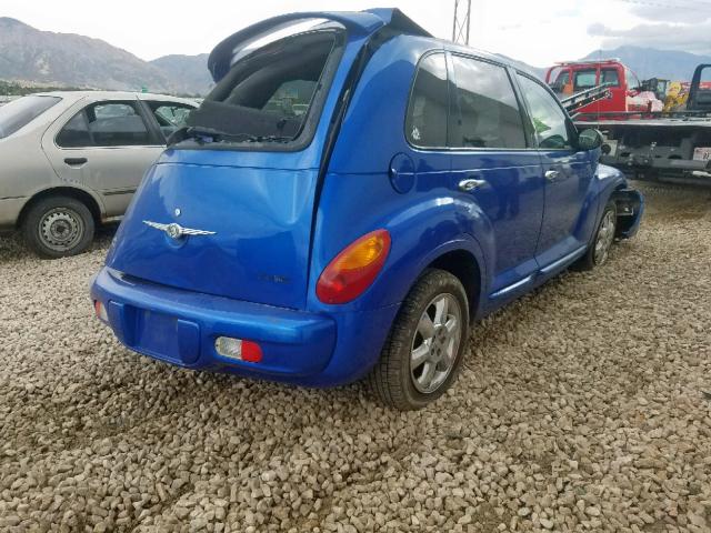 3C4FY58844T238355 - 2004 CHRYSLER PT CRUISER BLUE photo 4