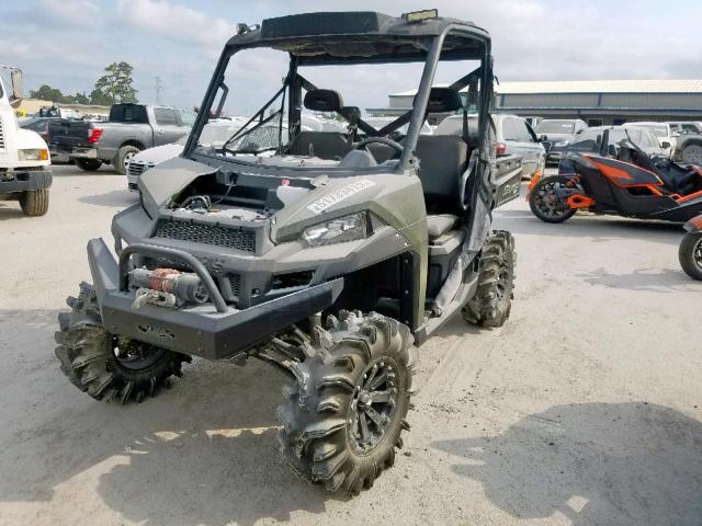 4XAUH88A2EG284176 - 2014 POLARIS RANGER 900 GREEN photo 2