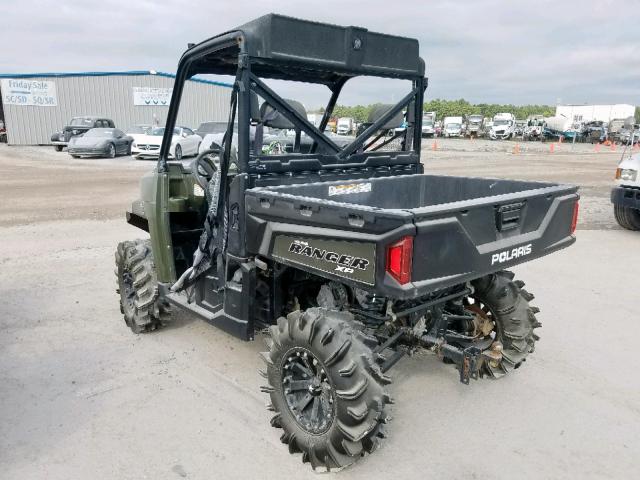 4XAUH88A2EG284176 - 2014 POLARIS RANGER 900 GREEN photo 3