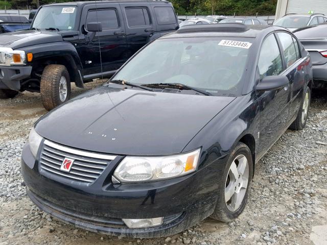 1G8AL58B67Z135482 - 2007 SATURN ION LEVEL BLACK photo 2