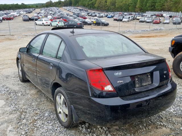 1G8AL58B67Z135482 - 2007 SATURN ION LEVEL BLACK photo 3