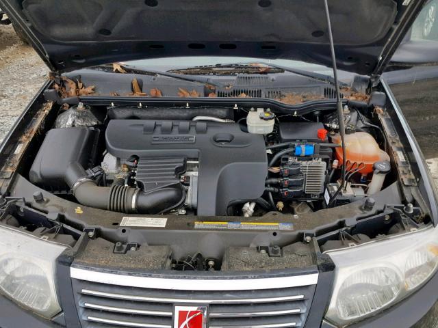 1G8AL58B67Z135482 - 2007 SATURN ION LEVEL BLACK photo 7