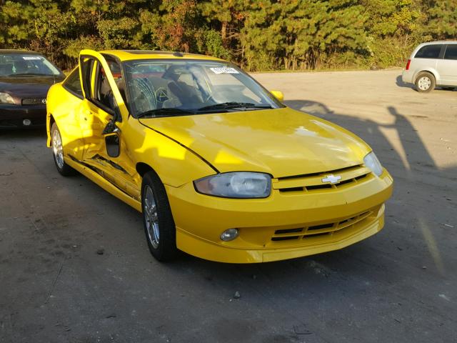 1G1JH12F847183979 - 2004 CHEVROLET CAVALIER L YELLOW photo 1