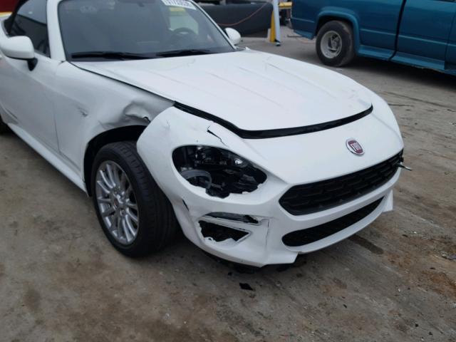 JC1NFAEK3J0138134 - 2018 FIAT 124 SPIDER WHITE photo 9