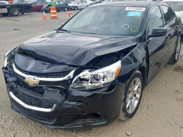 1G11C5SA0GU111299 - 2016 CHEVROLET MALIBU LIM BLACK photo 2