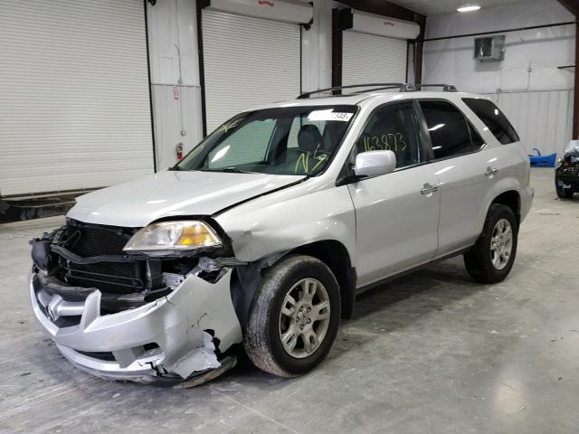 2HNYD18975H532696 - 2005 ACURA MDX TOURIN SILVER photo 2