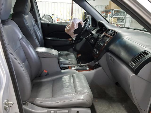 2HNYD18975H532696 - 2005 ACURA MDX TOURIN SILVER photo 5