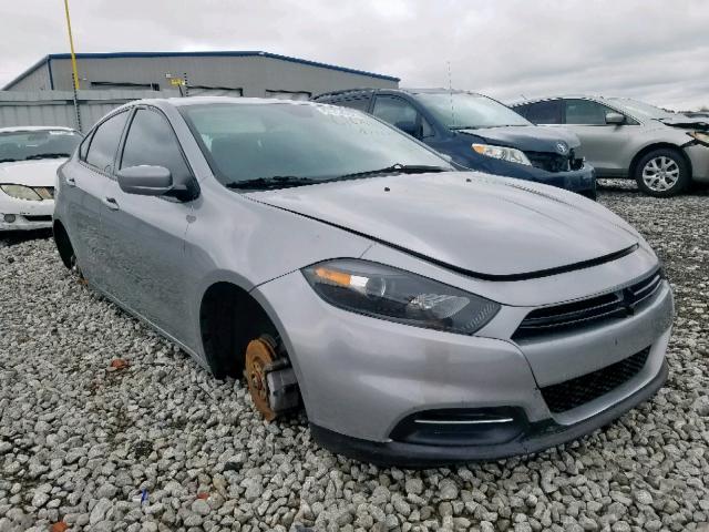 1C3CDFBB4GD766582 - 2016 DODGE DART SXT SILVER photo 1