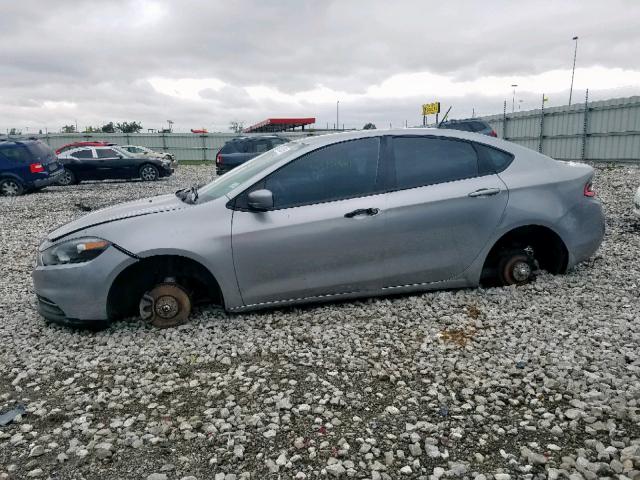 1C3CDFBB4GD766582 - 2016 DODGE DART SXT SILVER photo 9