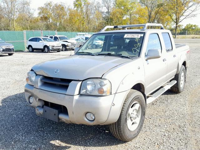 1N6ED27Y62C362978 - 2002 NISSAN FRONTIER C SILVER photo 2