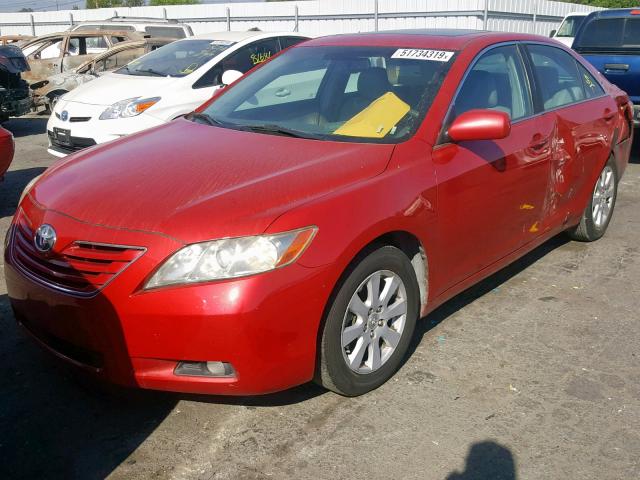 4T1BK46KX7U046730 - 2007 TOYOTA CAMRY LE RED photo 2