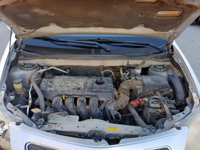 5Y2SL63875Z465723 - 2005 PONTIAC VIBE SILVER photo 7