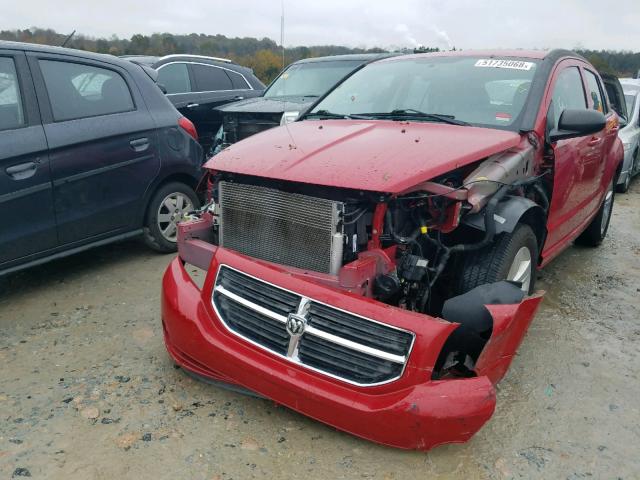 1C3CDWDA4CD536667 - 2012 DODGE CALIBER SX RED photo 2