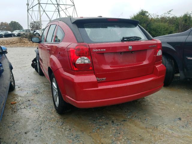 1C3CDWDA4CD536667 - 2012 DODGE CALIBER SX RED photo 3