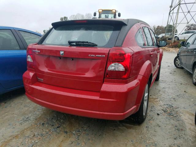 1C3CDWDA4CD536667 - 2012 DODGE CALIBER SX RED photo 4