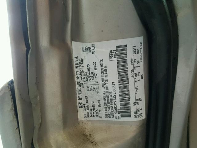 5LMRU27AXYLJ00647 - 2000 LINCOLN NAVIGATOR 棕色 照片 10