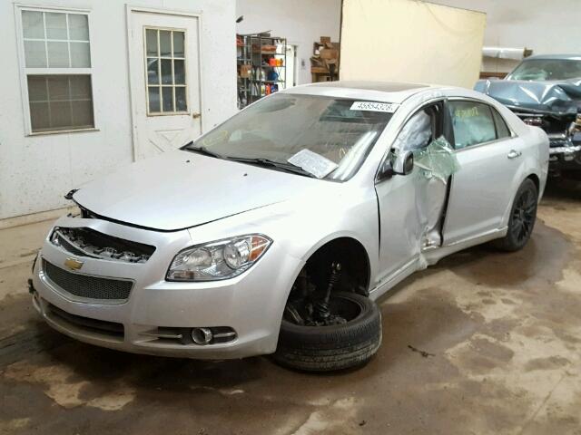 1G1ZK577494203568 - 2009 CHEVROLET MALIBU LTZ 银色 照片 2