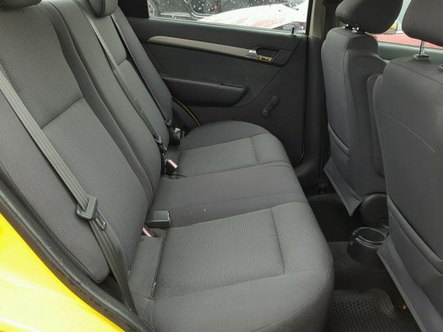 KL1TD56658B132415 - 2008 CHEVROLET AVEO BASE Сары фото 6