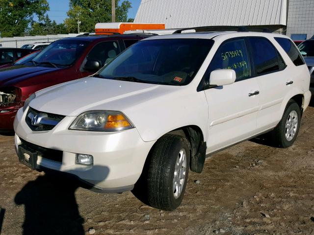 2HNYD18634H513857 - 2004 ACURA MDX TOURIN WHITE photo 2