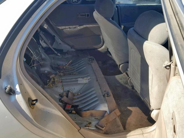 1N4BU31D5VC204837 - 1997 NISSAN ALTIMA XE GOLD photo 6