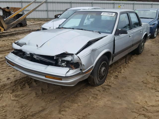 1G3AJ54N0L6344935 - 1990 OLDSMOBILE CUTLASS CI GRAY photo 2