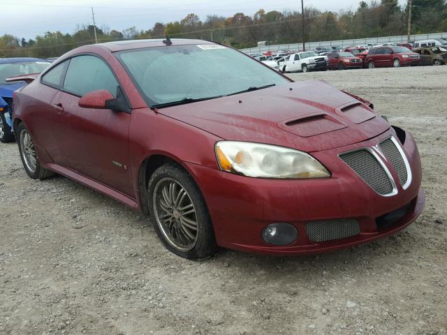 1G2ZM177X84190337 - 2008 PONTIAC G6 GXP MAROON photo 1