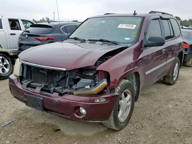 1GKDS13S872128472 - 2007 GMC ENVOY BURGUNDY photo 2