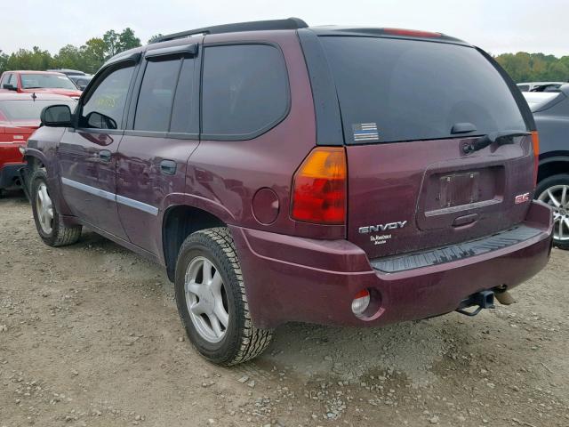 1GKDS13S872128472 - 2007 GMC ENVOY BURGUNDY photo 3