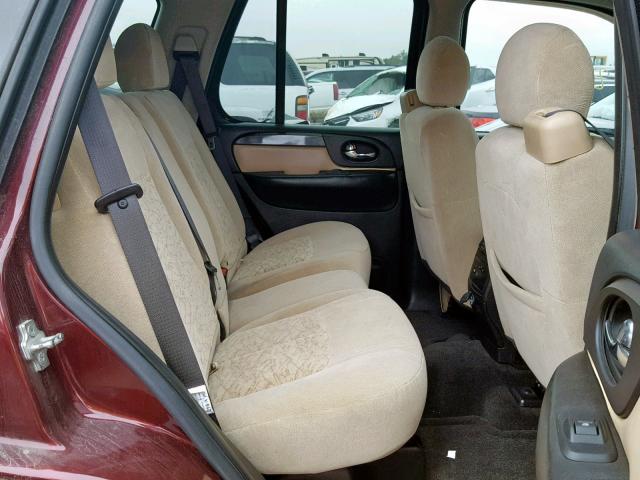 1GKDS13S872128472 - 2007 GMC ENVOY BURGUNDY photo 6