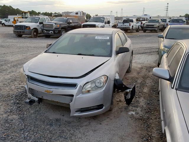 1G1ZA5E05AF191531 - 2010 CHEVROLET MALIBU LS SILVER photo 2