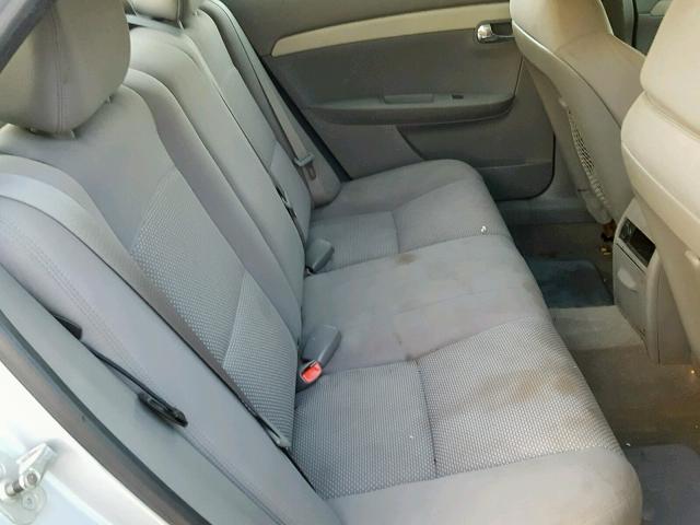 1G1ZA5E05AF191531 - 2010 CHEVROLET MALIBU LS SILVER photo 6