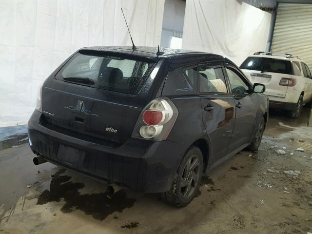 5Y2SP6E86AZ402219 - 2010 PONTIAC VIBE BLACK photo 4