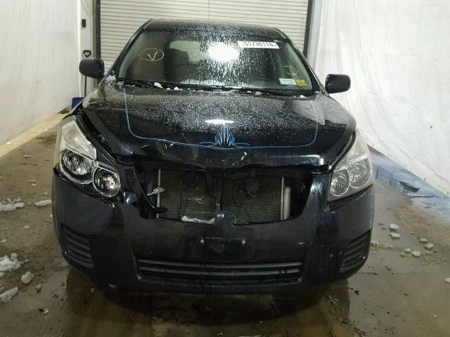 5Y2SP6E86AZ402219 - 2010 PONTIAC VIBE BLACK photo 9