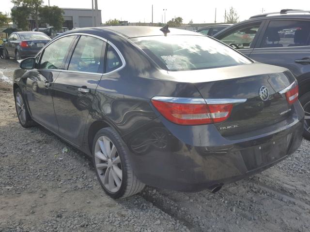 1G4PR5SK7E4163899 - 2014 BUICK VERANO CON BLACK photo 3