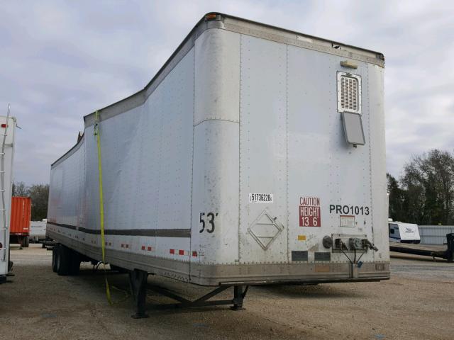 1GRAA0626YB100443 - 2000 GREAT DANE TRAILER SEMI TRAIL WHITE photo 1