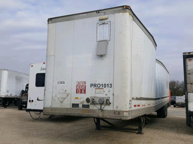 1GRAA0626YB100443 - 2000 GREAT DANE TRAILER SEMI TRAIL WHITE photo 2