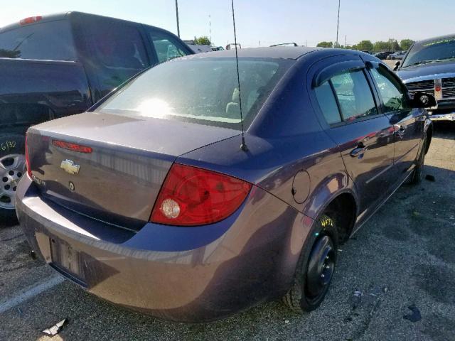 1G1AL55F067651224 - 2006 CHEVROLET COBALT LT PURPLE photo 4