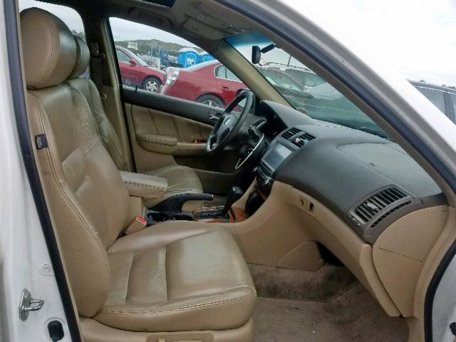 1HGCM66593A091468 - 2003 HONDA ACCORD EX WHITE photo 5