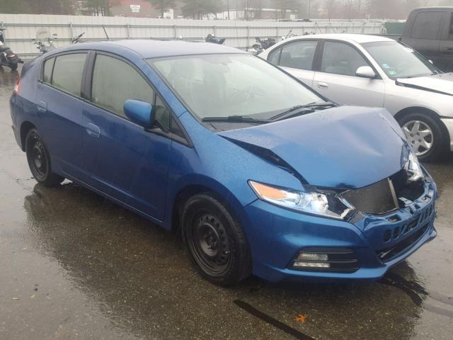 JHMZE2H54DS002394 - 2013 HONDA INSIGHT LX BLUE photo 1