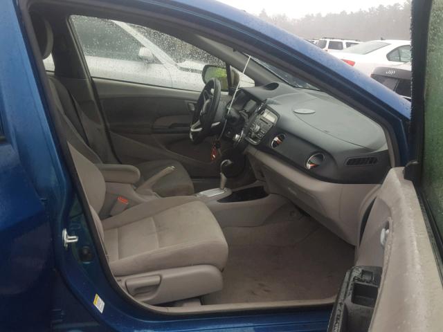 JHMZE2H54DS002394 - 2013 HONDA INSIGHT LX BLUE photo 5