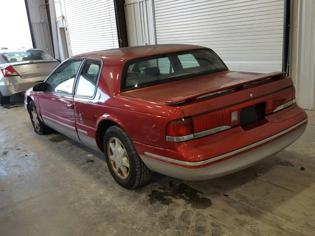 1MELM62W2VH630051 - 1997 MERCURY COUGAR XR7 MAROON photo 3