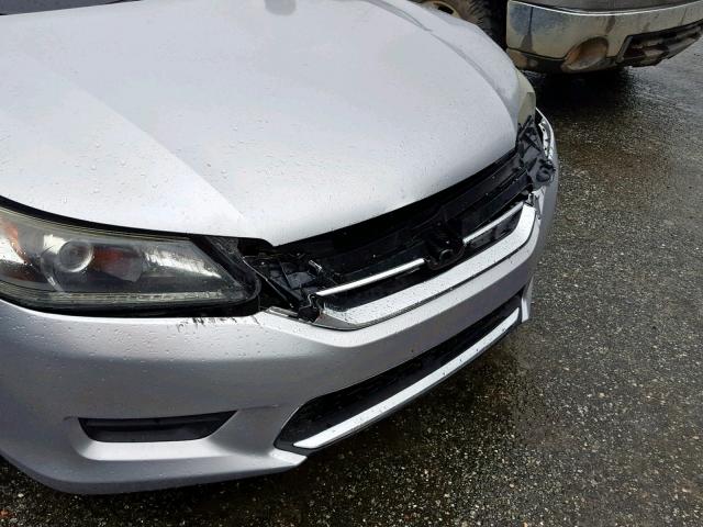 1HGCR2F31DA236707 - 2013 HONDA ACCORD LX SILVER photo 9