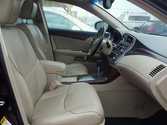 4T1BK3DB1BU380103 - 2011 TOYOTA AVALON BAS MAROON photo 5