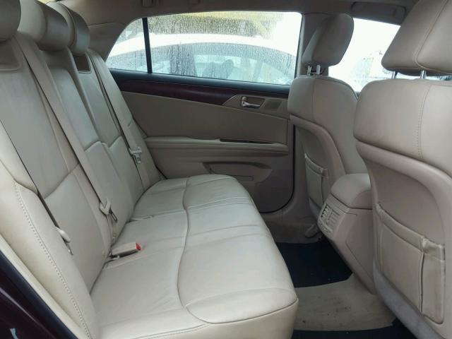 4T1BK3DB1BU380103 - 2011 TOYOTA AVALON BAS MAROON photo 6