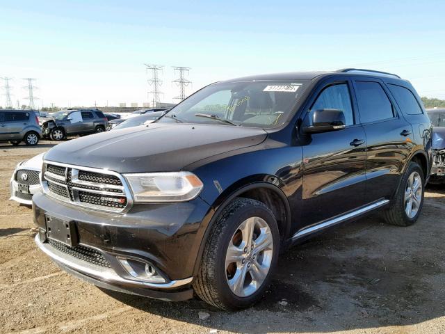 1C4RDJDG6EC520864 - 2014 DODGE DURANGO LI BLACK photo 2