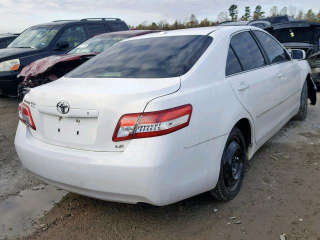 4T4BF3EKXBR178532 - 2011 TOYOTA CAMRY BASE 白色 照片 4